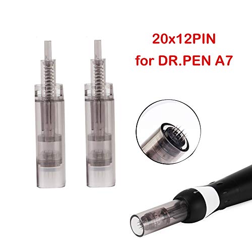 Dr Pen Ultima A7 Aghi 12, Mysweety 20 Pezzi Derma Pen Needles 12 ago pin