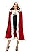 Produktbild Women Christmas Santa Hooded Cloak Party Cosplay Fancy Dress Velvet Cape Costume Accessory