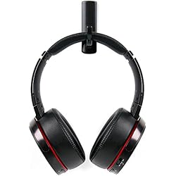 DURAGADGET Soporte/Gancho para Auriculares Creative Sound Blaster X H7, EVO Wireless, EVO ZxR, EVO, Jam, Tactic3D Rage Wireless V2.0, WP-450 con Adhesivo fijador. Color Negro