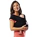 Baby K'Tan Baby Cotton Carrier (Large, Black)