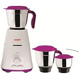 Soyer MG550 550-Watt Mixer Grinder with 3 Jars (Purple/White)