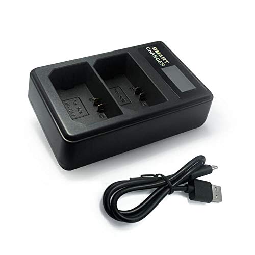 Preisvergleich Produktbild Yao SquareLP-E6 Replacement Battery Smart LED Dual USB Charger for LP-E6 / LP-E6N