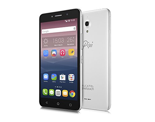 Alcatel Pixi 4 Smartphone d  bloqu   3G  Ecran  6 pouces - 8 Go - Double SIM - Android  Argent