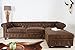 Produktbild Casa Padrino Chesterfield Ecksofa in Antikbraun - Wohnzimmer Möbel - Couch