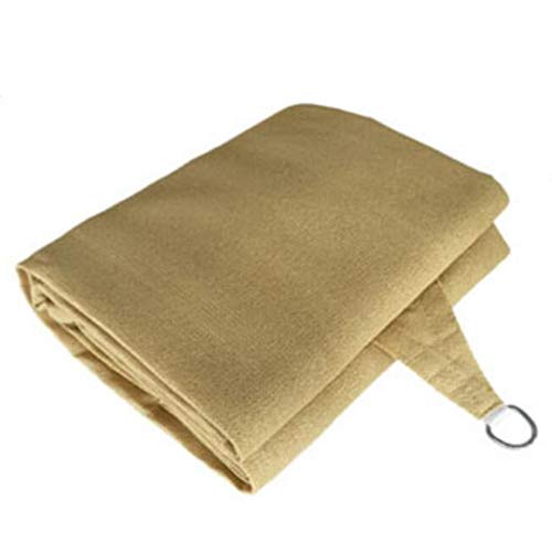 Preisvergleich Produktbild Linana Sonnenschutznetz Sonnenschutznetz Verdickung Verschlüsselung Schattennetz Balkon Garten Dach Autoschuppen Isolationsnetz (Color : Rust RED, Size : 5X5M)