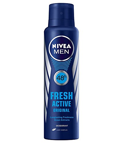 NIVEA Men 6er Pack Deo-Spray für Männer, Ohne Aluminium, Deo-Schutz, 6 x 150 ml, Fresh Active - 2