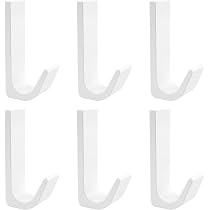 Crochets Adhésifs Muraux Sans Perçage - Lot De 6, Acier Inox - Étanches, Pour Salle De Bain, Cuisine, Chambre