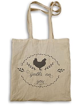 Eigelb Auf Dich Tragetasche s587r