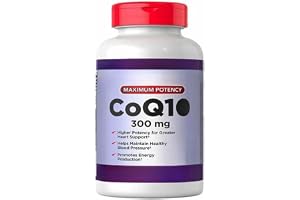 CoQ10 300mg High Potency Softgels, stödjer hjärtkomfort