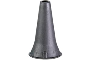 Luxamed Einweg Ohrtrichter Einmal Ohrtrichter Otoskop Aufsatz, grau, 4,0mm 1000 St lose