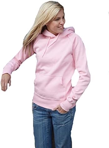 Ladies Hooded Sweatshirts Sizes XS to 4XL HOODIES FOR WORK CASUAL SPORTS LEISURE (26 - 28 3XL / XXXL, PINK)