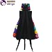 GOMAMA® Baby sling One Size Wrap Carrier With Bags Fits to Newborn Baby (Black Colorful)