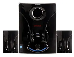 Krisons Eternity 2.1 Channel Wireless Bluetooth Multimedia Speaker (Black)