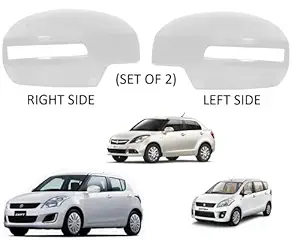 CARTEK Door Side Mirror Cover For Maruti Suzuki Swift / Ertiga / Swift Dzire (2012-2017) (Right & Left Side) (Set of 2) (D/M Cover)