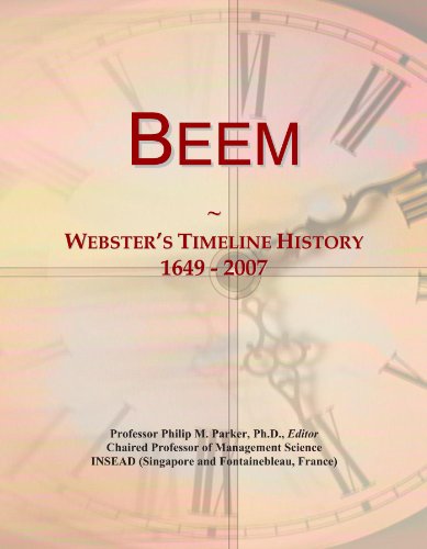 Preisvergleich Produktbild Beem: Webster's Timeline History, 1649 - 2007