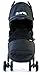 ZETA VOOOM - Black Dots with Rain Cover + Deluxe 2in1 footmuff liner zip off padded black