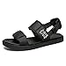 Produktbild Apragaz Sport Sandalen für Männer Strap Sportschuhe Wasserdichte Wandern Sandalen für Strand Sommer im Freien (Color : Schwarz, Größe : 38 EU)