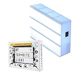 powercinema download Environmental protection LED light box letter, Diy light box black letter card combination night light, power cinema lamp A6 blue 90pcs