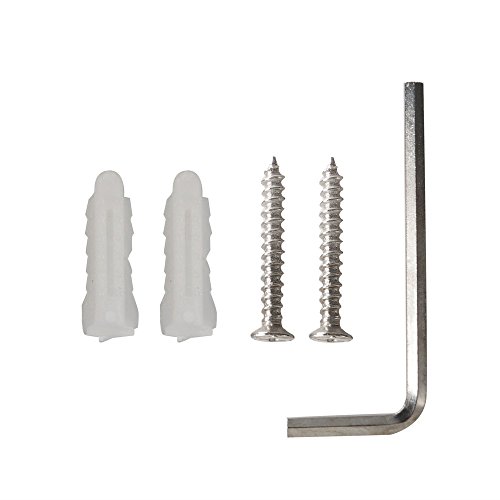 GDrems Handtuchhalter zur Wandmontage aus Metall Edelstahl glänzend 3 beweglich Badezimmer Küche Hlter poliert - 6