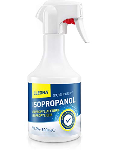 Alcohol Isopropilico 99,9% Isopropanol Limpieza IPA - Limpiador de desengrasante 500 ml