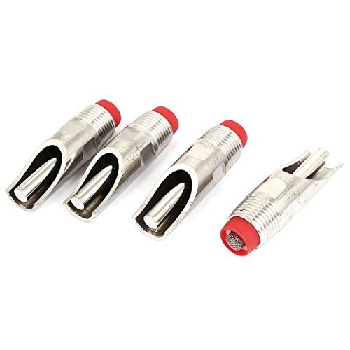 Preisvergleich Produktbild DealMux 1 / 2 BSP Edelstahl Nippeltränke 4pcs für Schwein Hund Pferd Trinken