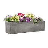 maceteros hormigon prefabricado EN CUALQUIER SITIO: Con una maceta Solidflor de Blumfeldt tus plantas se convierten en una esplendorosa vegetación radiante. La maceta se puede colocar en cualquier sitio, ya que el tiesto no cuenta con ningún orificio de drenaje.