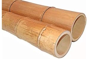 ALMASTORE Canna di Bamboo Gigante -SECONDA SCELTA - 100-150-200-300 cm - bambù - Canne Arredamento - MOSO - bambu (CM 300 D. 3/4)