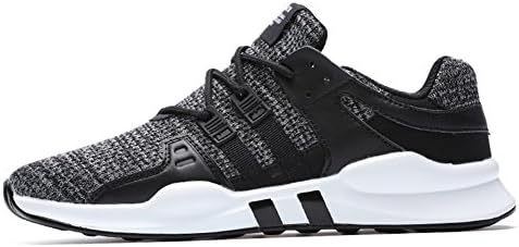 Senbore Mens Sports Shoes Trainers Running Sneakers Lace-Up Casual Breathable Outdoor Tennis