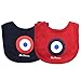 Price comparison product image Ben Sherman Baby 2 Pack Bib Set (One Size, Navy/Red)