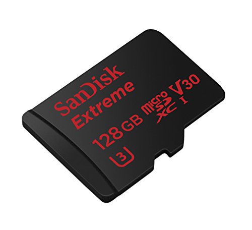 SanDisk Extreme 128 GB microSDXC Speicherkarte + SD-Adapter bis zu 90 MB/Sek, Class 10, U3 , V30 - 2