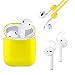 Produktbild OUYAWEI Elektronische Produkte 3 in 1 AirPods Silikon Hülle Schutzhülle für Apple Airpod Gelb