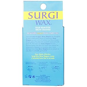 Surgi Wax Eyebrow Wax Strips - Eyebrow Hair Removal Waxing Kit with Surgi Soothe Cream (28 Pack) - Image 3