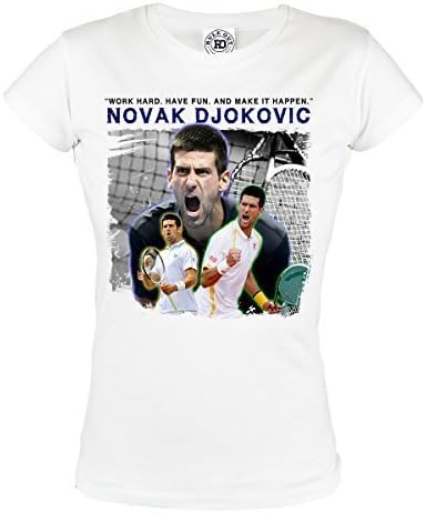 Rule Out Women T-Shirt. Tennis Champions. Novak Djokovic. Tennis Player. Training. Sportswear. Casual (size Medium)