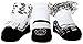 Baby Emporio - 0-9 Months - Baby Girl Mary Jane Party Socks - 3 Pairs in Gift Package (Black)