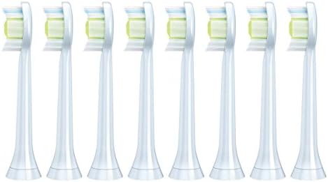Philips 8 Pack Sonicare DiamondClean Standard Sonic Replacement Toothbrush Heads in White