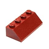 LEGO Star Wars - 50 dunkelrote Dachsteine mit 2x4 Noppen 45� - 3037 - LEGO