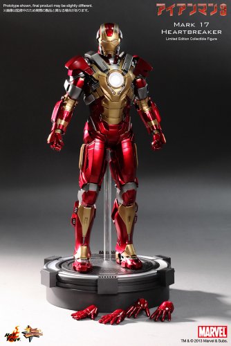 Hot Toys 1:6 Scale Iron Man Mark 17 Heartbreaker Figure