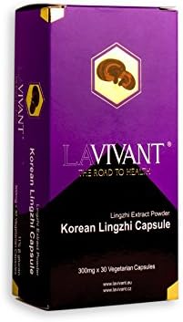 Korean Lingzhi (REISHI) Extract Powder Capsules (30 Vegetarian Capsules)