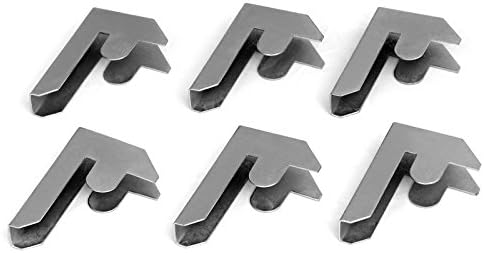 Monster Racking Galwix Garage Shelving Bay Connector Clips, Pack of 6, Galvanised Steel