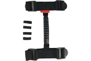 iSpchen Motorrad Seitenkoffer Griff Verstellbarer Seitengriff Motorradkoffer Griff Seitenkoffer Tragegriff Motorradgurt mit Lenkergurt Tragfähigkeit: 20 kg/44 Lbs