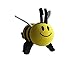 Produktbild Happy Bee Car Antenna Topper Honey Bumblebee Aerial Ball - Antenna Ball