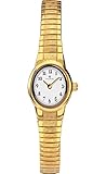 Accurist Damen-Armbanduhr vergoldet mit verlängerbarem Armband 8166