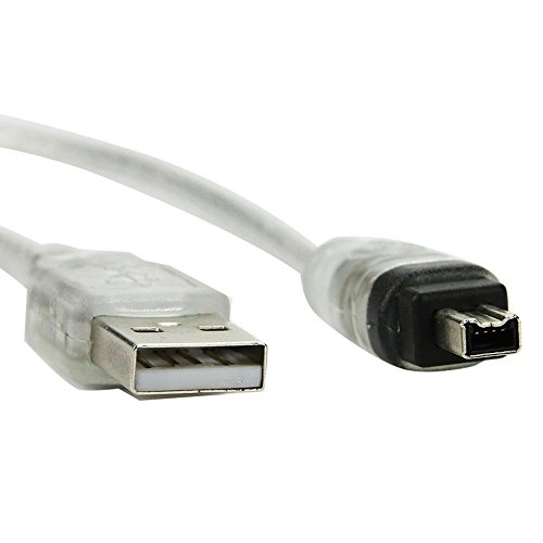 1 5 m USB c  ble de donn  es USB 2 0 m  le vers FireWire IEEE 1394 4-Pin pour DV HDV cam  scope macbook Sony DCR-TRV75E DV