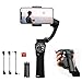Produktbild Snoppa Atom Foldable Pocket-Sized 3-Axis Handheld Gimbal Stabilizer Compatible for GoPro Hero 4 5 6 iPhone Smartphone & Wireless Charging & 24 H Running time,310g Payload