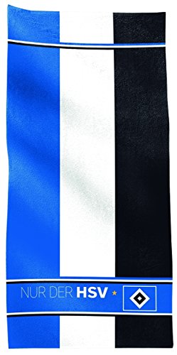Preisvergleich Produktbild Hamburger SV Duschtuch 3 Streifen, 70x140cm