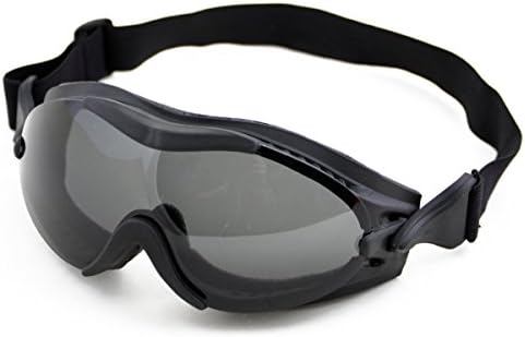 HUMVEE - Black Sports Tactical motorcycle Goggles - Adjustable with UV protection