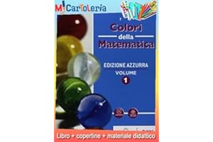 REBILLO COLORI DELLA MATEMATICA - EDIZIONE AZZURRA VOLUME 1 + EBOOK (9788849422184) + copertine + Il tuo libro scolastico copertinato con articoli di cartoleria per la scuola