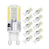 kaltweiß 6500k 【Einfache Montage & Instant-on】: Um die herkömmliche Halogen-Lampe zu ersetzen, wird diese LED-Lampe direkt in den G9-Sockel geschraubt . Die Startzeit beträgt weniger als 0,5 s, keine Notwendigkeit zum Warten der Aufwärmung.