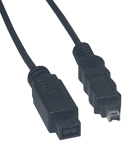 Cabling FireWire-Kabel 9 – 4 (400 bis 800), 2 m. 9-pol zu 4-pol – IEEE1394/IEEE1394A (für Mac und PC)-2 m - 2