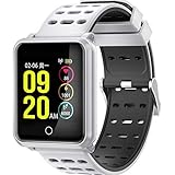 JSGJSH 2018 Intelligentes Armband N8 Smart Watch Uhr Bluetooth 4.2 IP68 Wasserdichte SmartWatch Herzfrequenz Blutdruck Sport Fitness Tracker Armband
